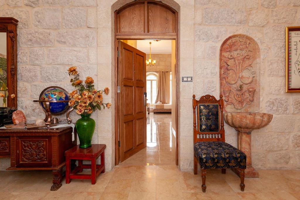 Posezení v ubytování Azzahra Boutique Hotel & Restaurant - Jerusalem