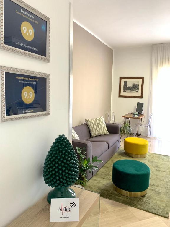 Posezení v ubytování Alludo Aparthotel b&b
