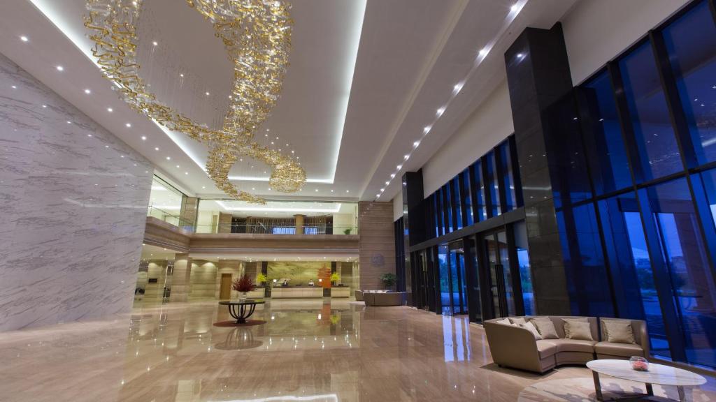 Posezení v ubytování Holiday Inn Putian Xiuyu by IHG