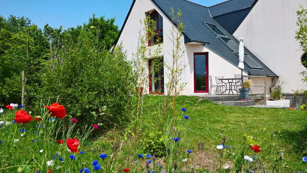 Zahrada ubytování Sud Bretagne Concarneau Tregunc Pont-avenTyruzall