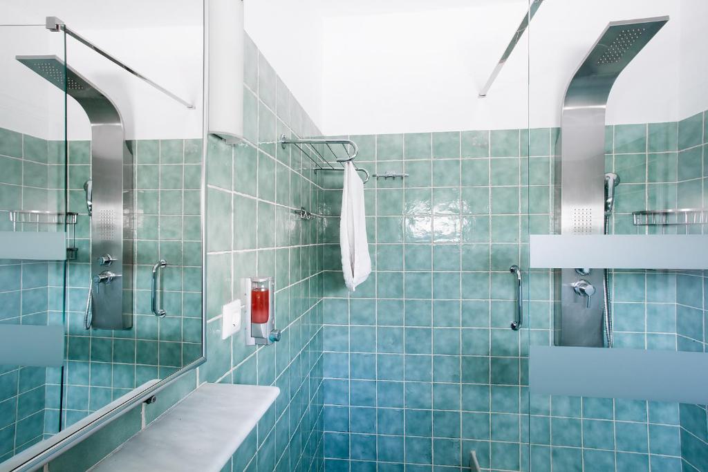Koupelna v ubytování Spiti Prifti Apartments
