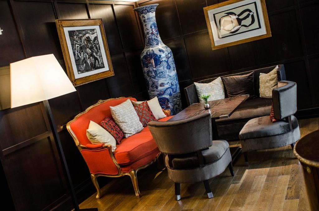 Posezení v ubytování Aria Hotel Prague