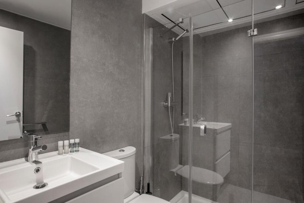 Kúpeľňa v ubytovaní Barcelona Apartment Aramunt
