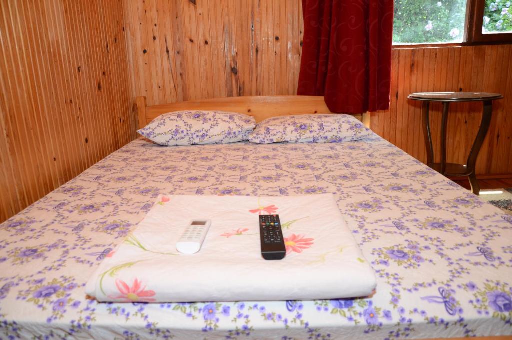 Postel nebo postele na pokoji v ubytování Olympos Camlık Pension