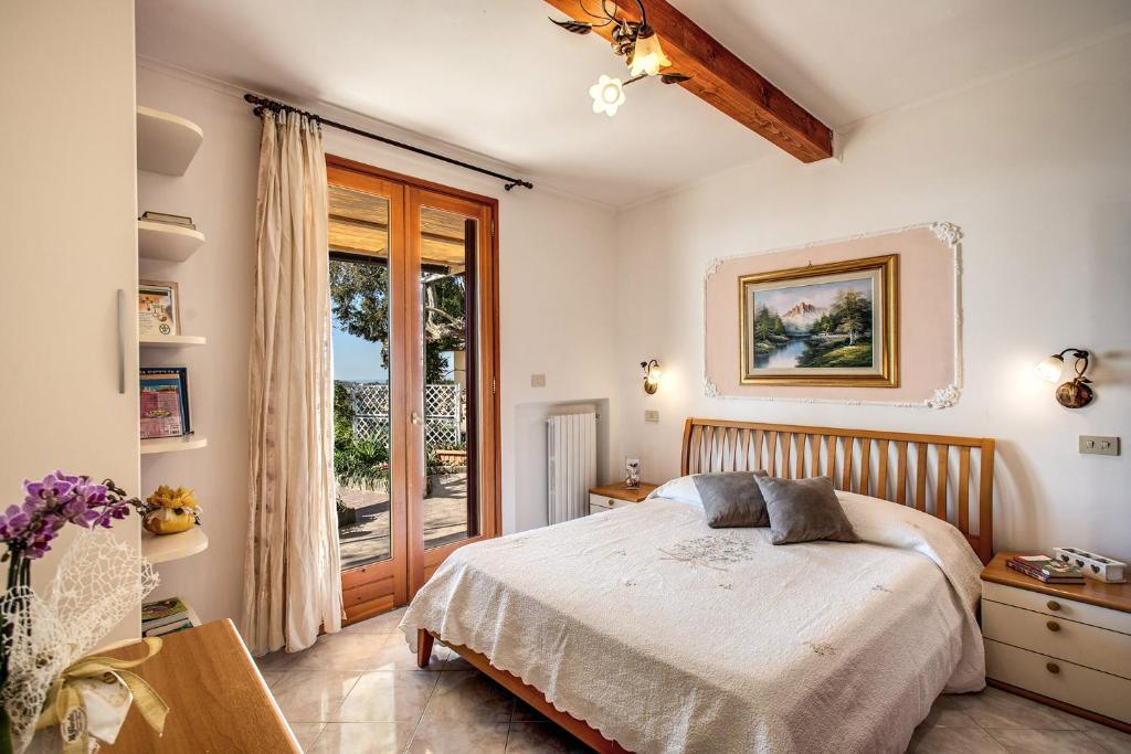 Posteľ alebo postele v izbe v ubytovaní Il Pioppo - Country House Sea View