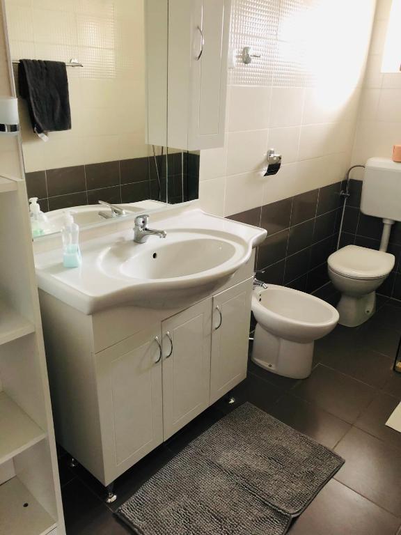 Koupelna v ubytování Apartman Lina