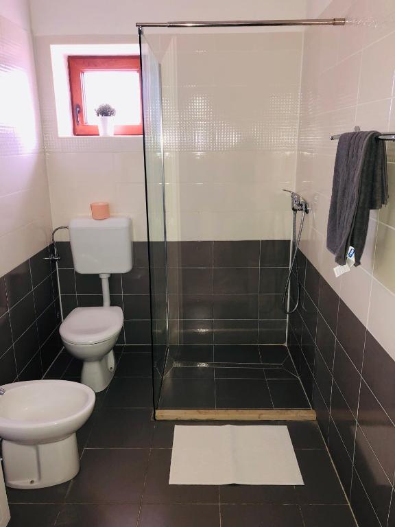 Koupelna v ubytování Apartman Lina
