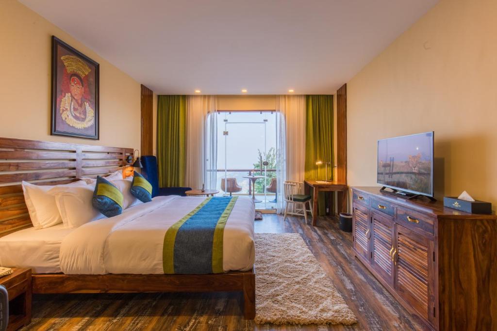 Postel nebo postele na pokoji v ubytování Aagantuk Resort
