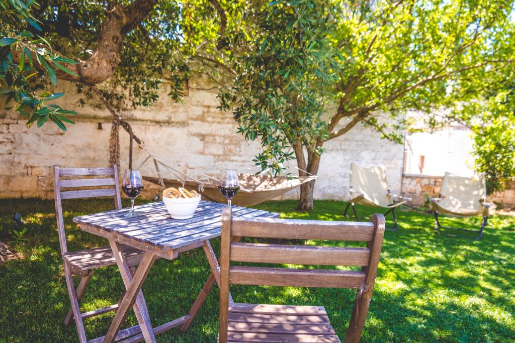 Zahrada ubytování Trulli-eu Guesthouse Alberobello