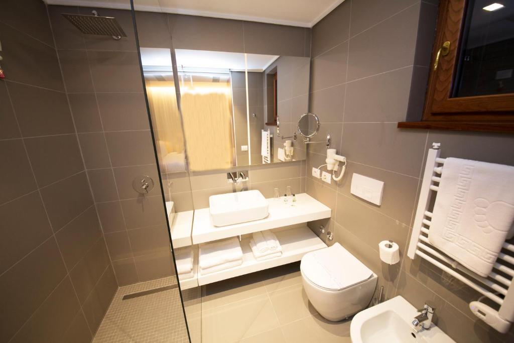 Koupelna v ubytování Hotel Theatro- City Center