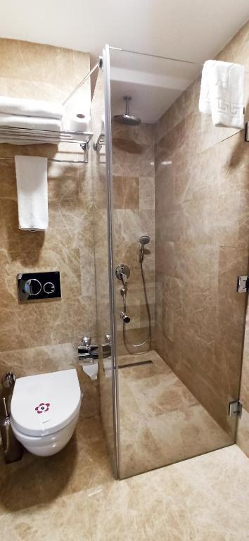 Koupelna v ubytování Peyk Hotel Oldcity