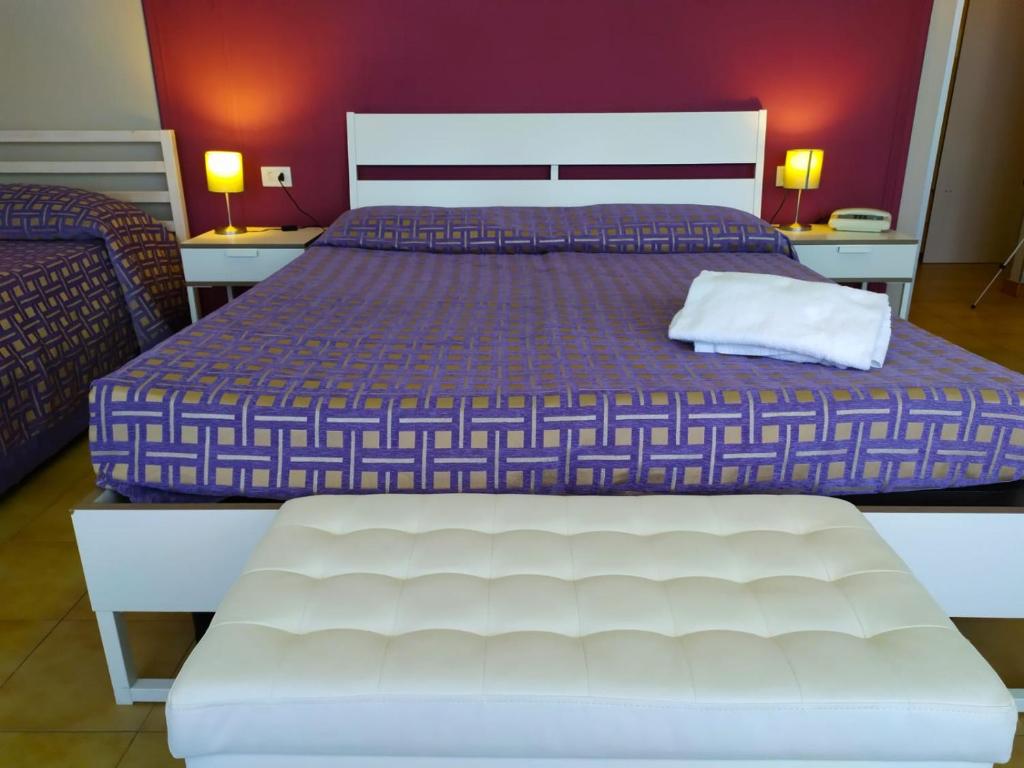 Postel nebo postele na pokoji v ubytování Hotel Palatinum