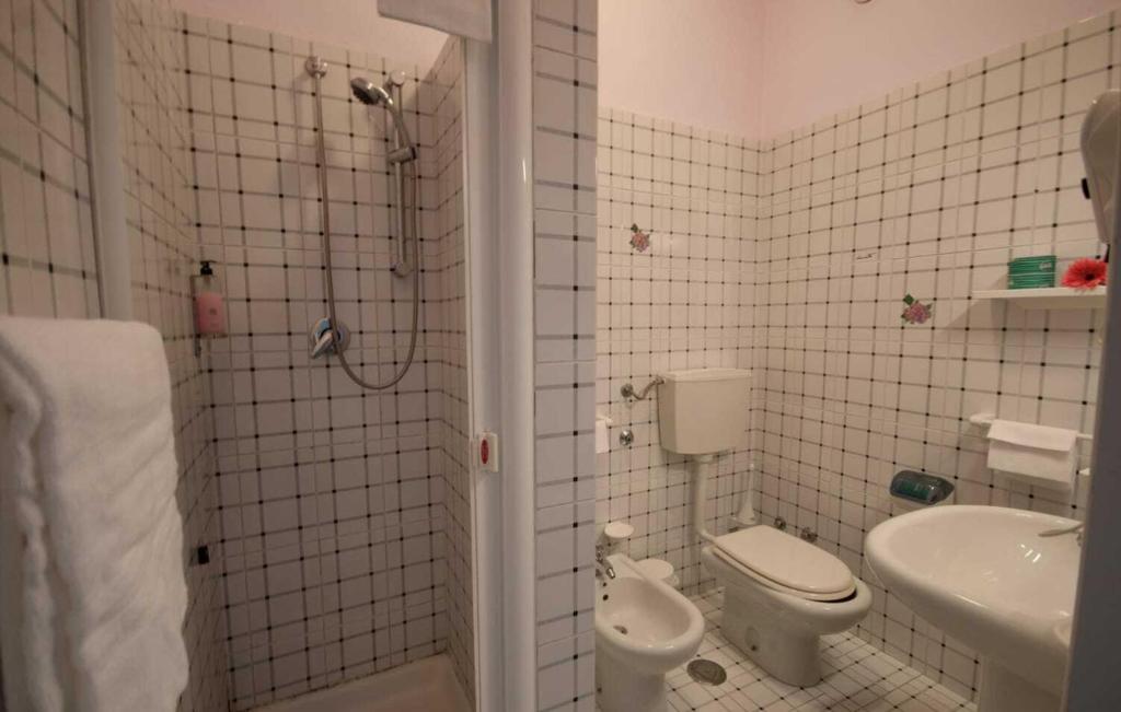 Koupelna v ubytování Hotel Palatinum