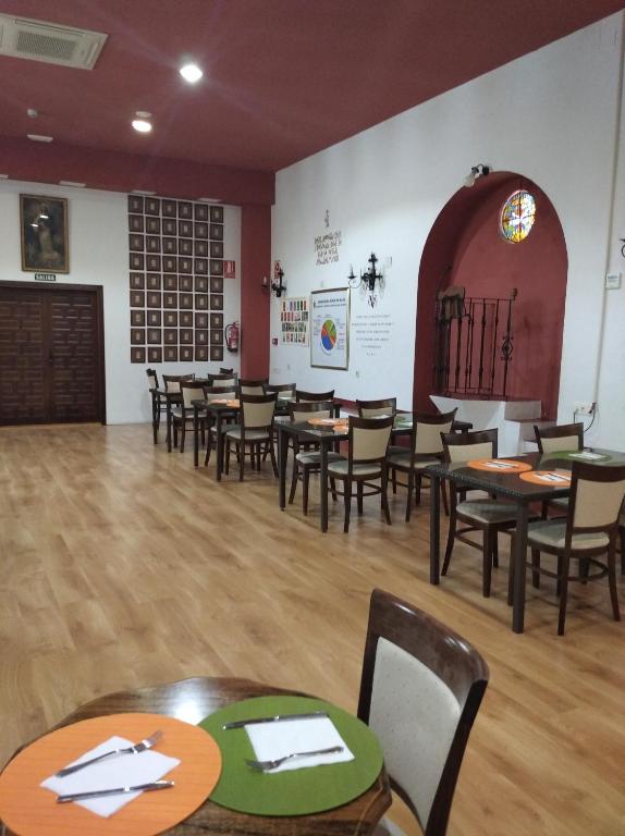 Reštaurácia alebo iné gastronomické zariadenie v ubytovaní Hotel Hospederia San Francisco
