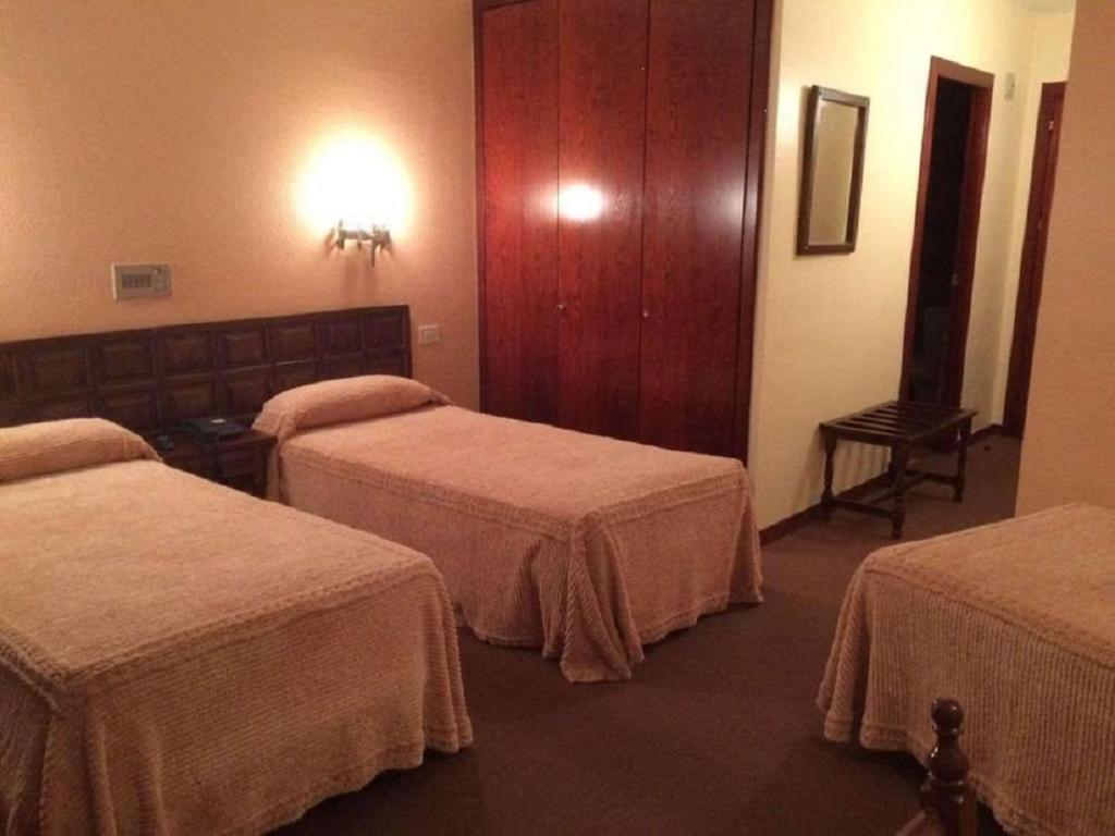 Postel nebo postele na pokoji v ubytování Hotel Folch