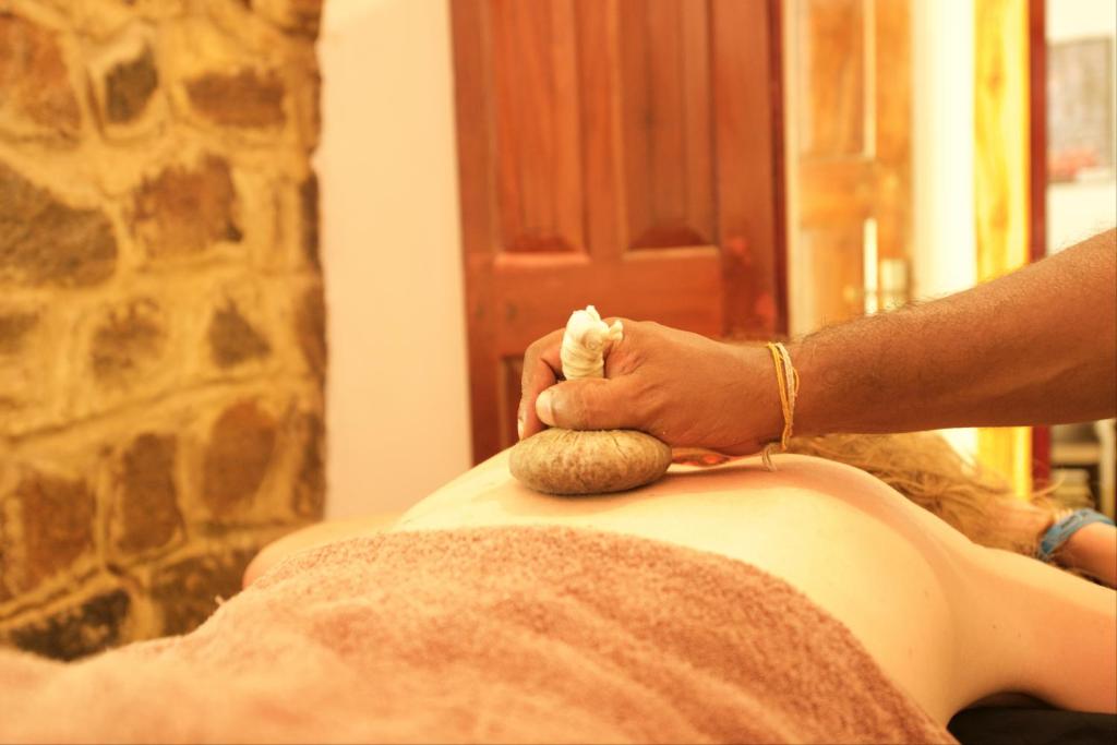 Lázně a/nebo wellness v ubytování De Silva Palm Resort