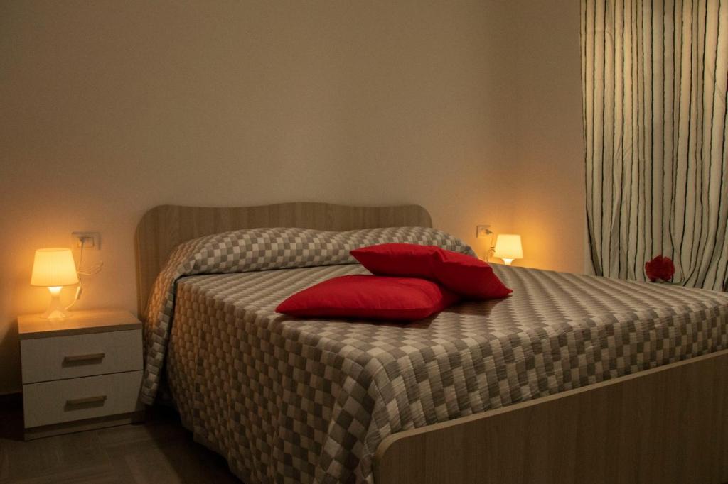 Postel nebo postele na pokoji v ubytování B&b villa Arena
