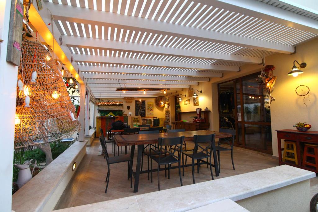 Restaurace v ubytování Timbuktu Hostel