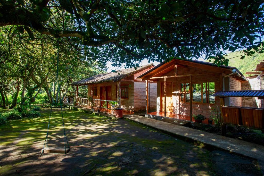 Zahrada ubytování Estancia, CABAÑAS INTAG