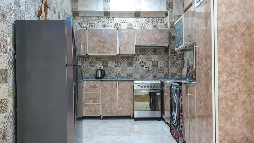 Kuchyň nebo kuchyňský kout v ubytování Dar Lina Guesthouse Luxor