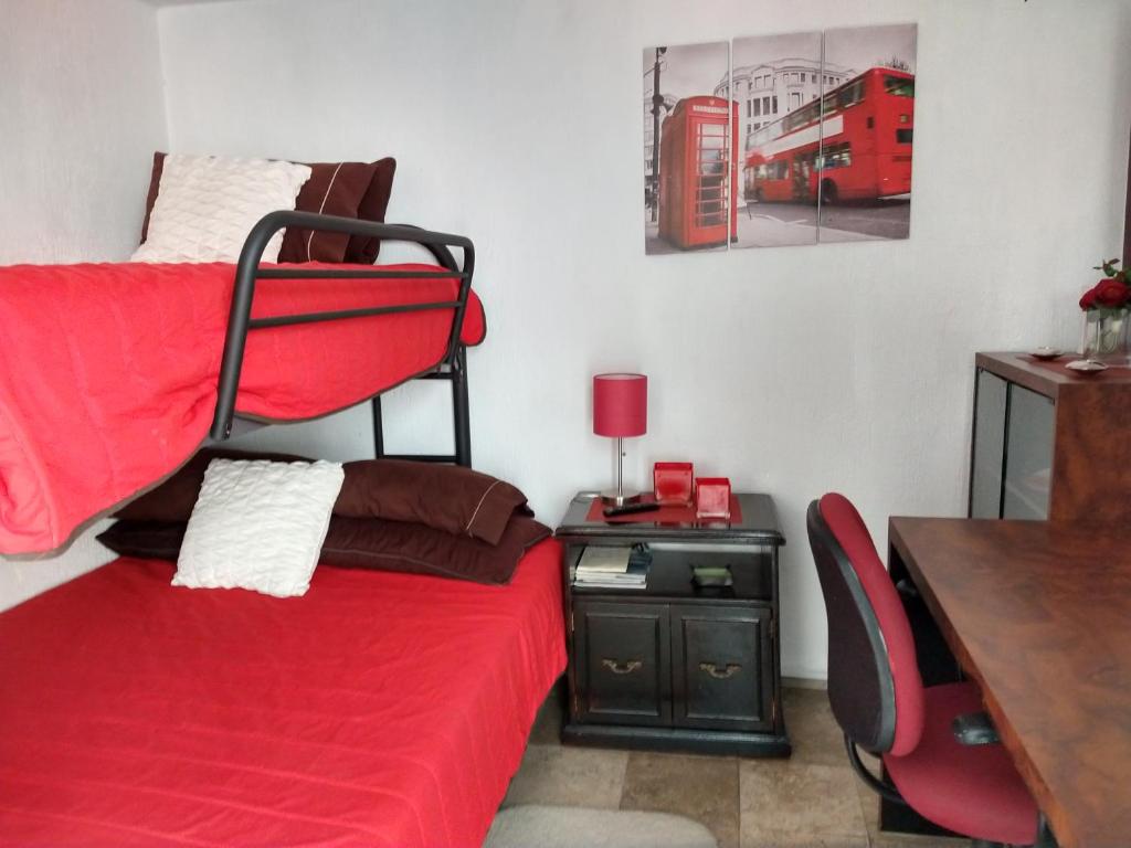 Residence Las Trojes Cdmx - Çift Kişilik Oda - Özel Banyolu