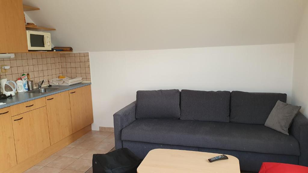 Kuchyň nebo kuchyňský kout v ubytování Apartmány EDDY