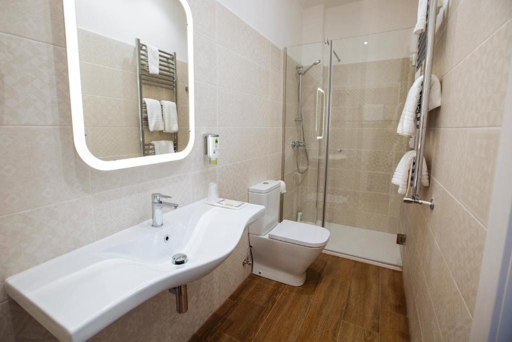 Un baño de Hotel Santa Cruz
