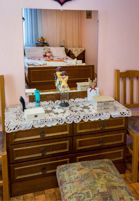 Postel nebo postele na pokoji v ubytování Lazaros Maria
