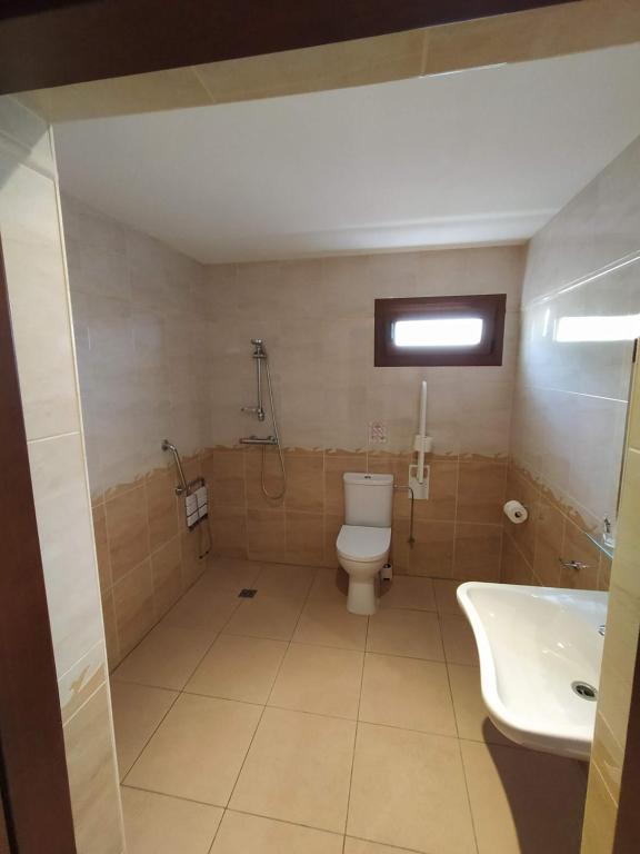 Koupelna v ubytování Hostal Gran Sol