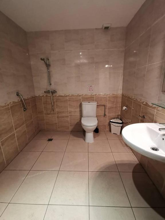 Koupelna v ubytování Hostal Gran Sol