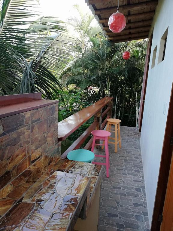 Balkón nebo terasa v ubytování Hostal Oloncito