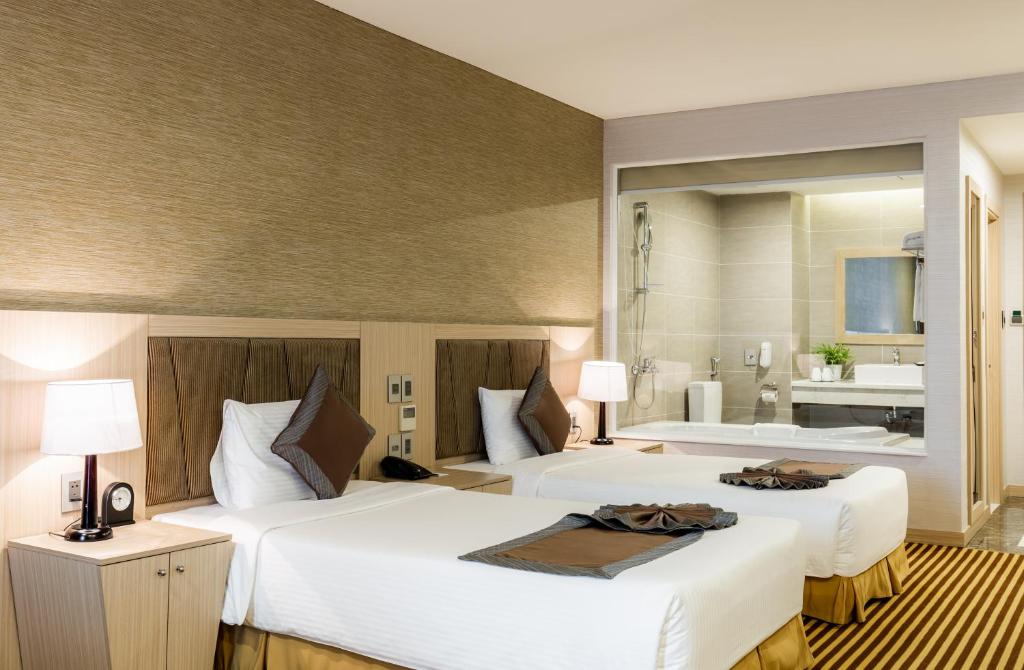 Phòng Deluxe 2 Giường Đơn Nhìn Ra Biển
