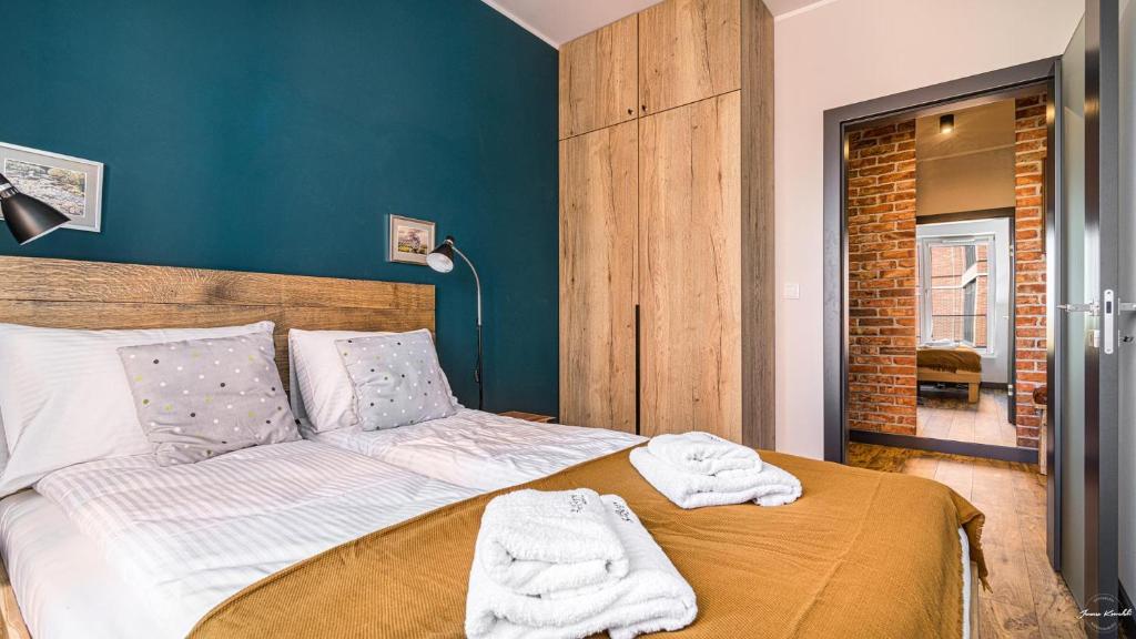 Posteľ alebo postele v izbe v ubytovaní 4 Elements - BillBerry Apartments