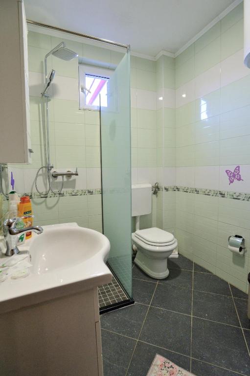 Koupelna v ubytování Motel Edem
