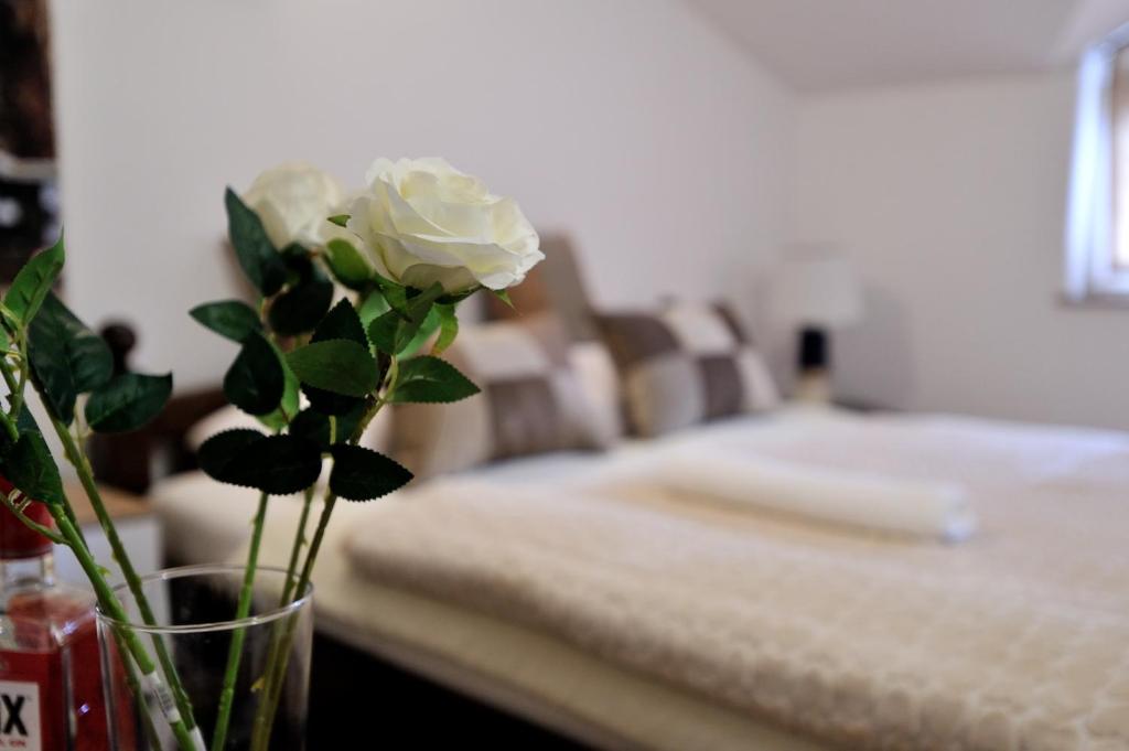 Postel nebo postele na pokoji v ubytování Motel Edem
