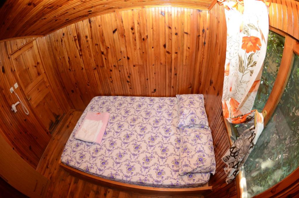 Postel nebo postele na pokoji v ubytování Olympos Camlık Pension