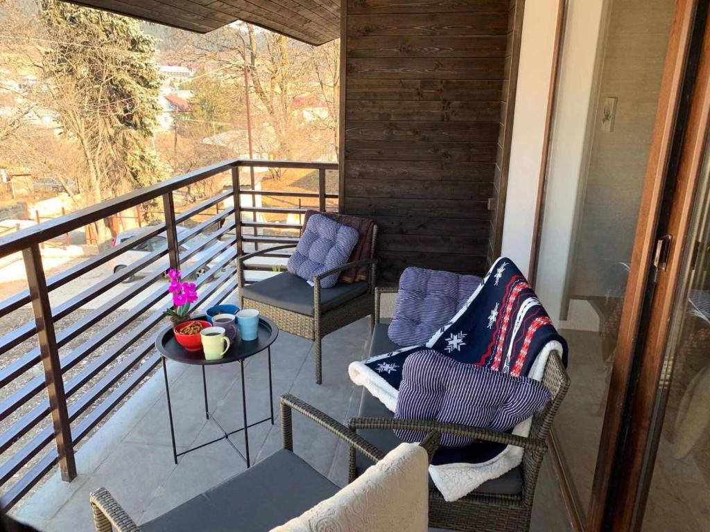 Балкон или терраса в Best Villa in BAKURIANI Center