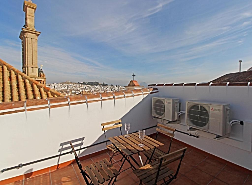 Balkon lub taras w obiekcie Casa Puerta de la Alcazaba Antequera