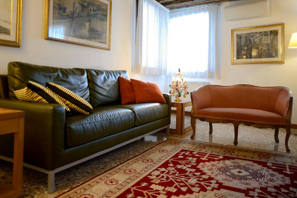 Posezení v ubytování Casa Fondamente Nuove
