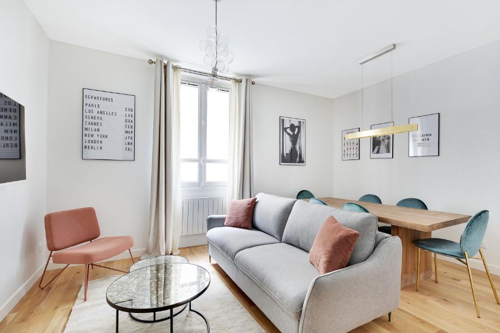 Χώρος καθιστικού στο Pick A Flat's Apartment in Parc Monceau - Rue de Naples