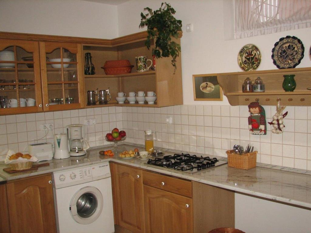 Kuchnia lub aneks kuchenny w obiekcie Tölgyes Apartment