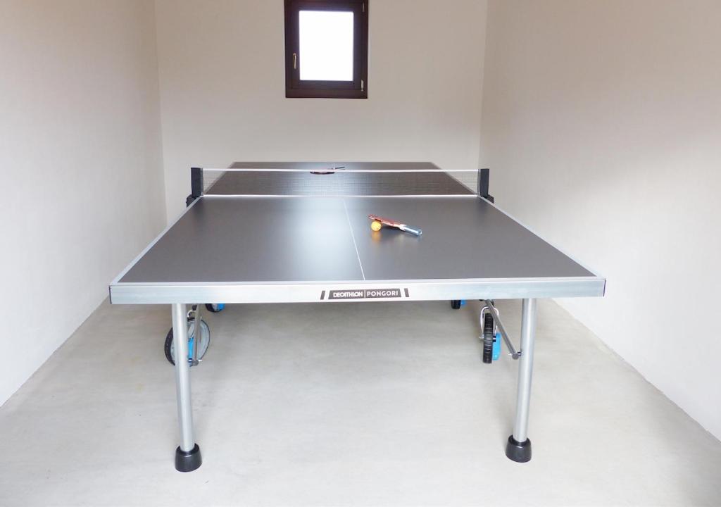 Stolní tenis v ubytování Guest House Magyarlukafa nebo okolí
