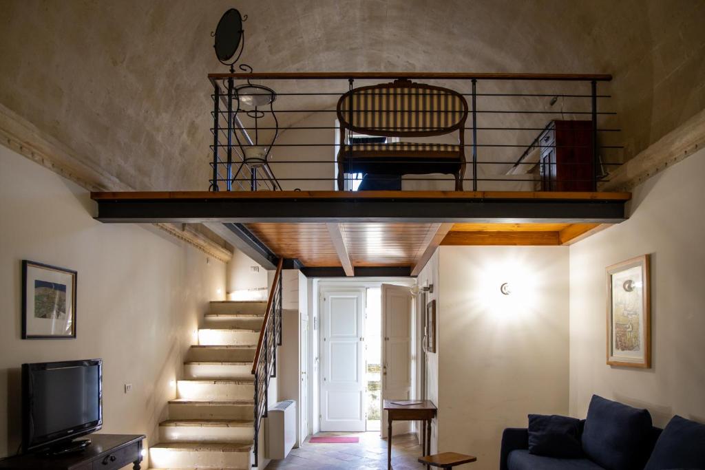 TV a/nebo společenská místnost v ubytování Hotel San Giorgio