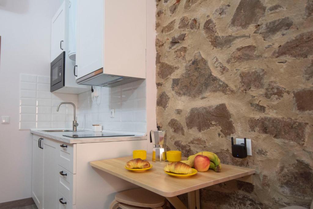 Kuchyň nebo kuchyňský kout v ubytování Apartamento nuevo Casco Antiguo AT Postigo 20
