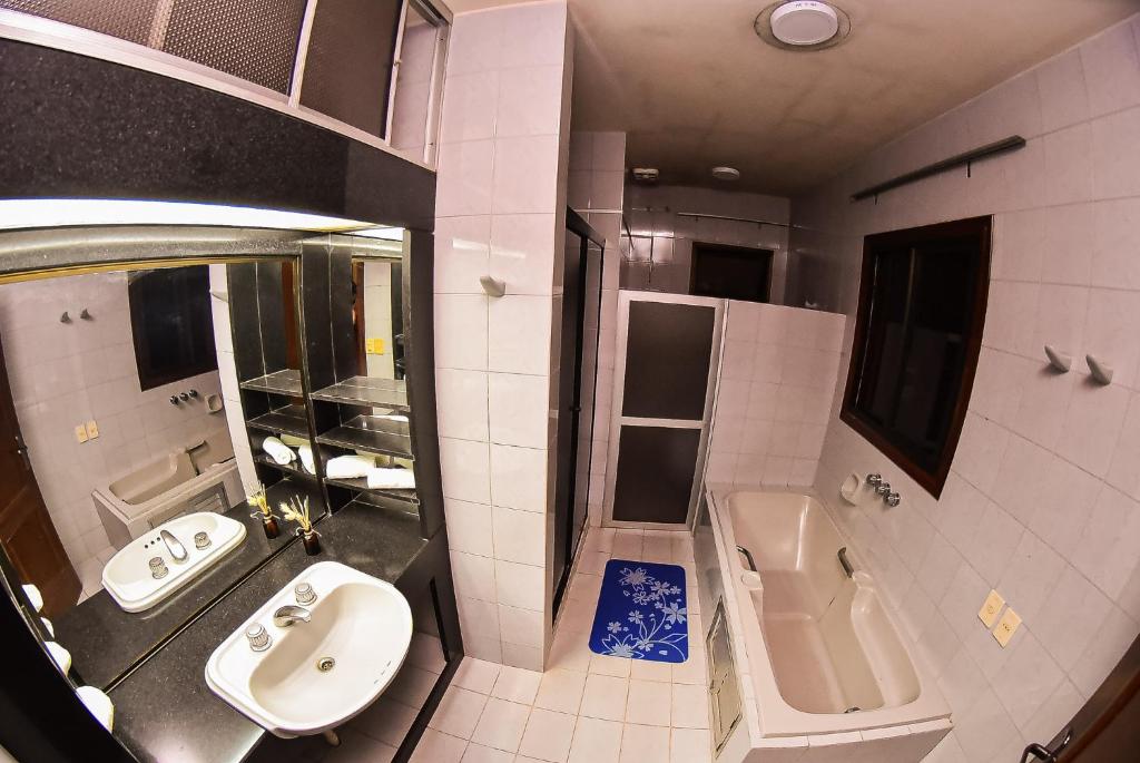 Koupelna v ubytování Palmera Hotel CDE