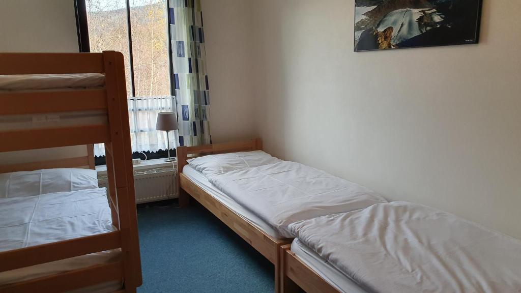 Postel nebo postele na pokoji v ubytování Apartmány EDDY