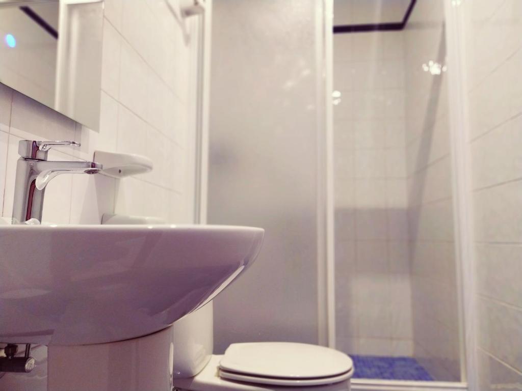 Kúpeľňa v ubytovaní Hostal Casa Nautilus