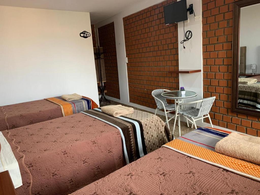 Posezení v ubytování Huacachina Desert House