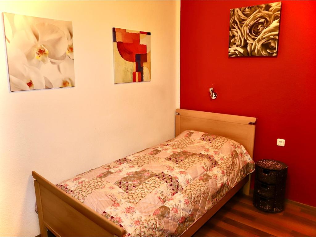 Postel nebo postele na pokoji v ubytování Hotel Aurelia