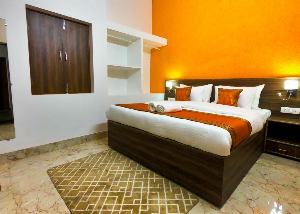 Postel nebo postele na pokoji v ubytování Live Free Hostel Varanasi